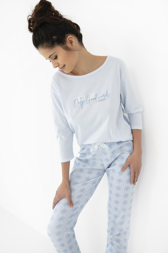 Dámske pyžamo Marina Sensis - modré