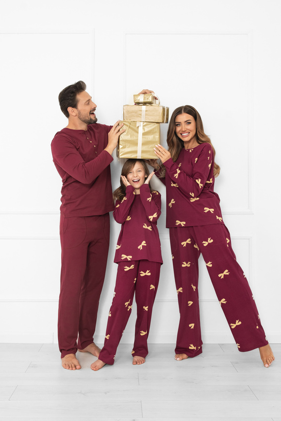 Kwadro Dámske pyžamo Italian Fashion - bavlna, dlhý rukáv a nohavice