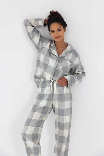 Sensis Evie Dámske pyžamo - sivo-krémové