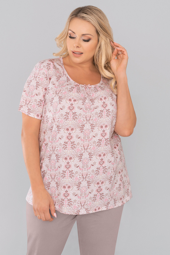 Kalmia Dámske pyžamo s krátkym rukávom, 3/4 nohavice Talianska módna potlač