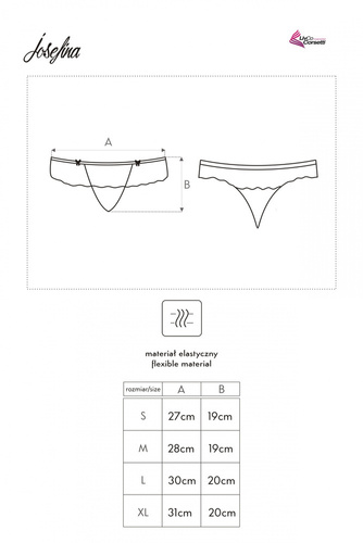 Josefina White LC 6063 Dámske tangá LivCo Corsetti Fashion