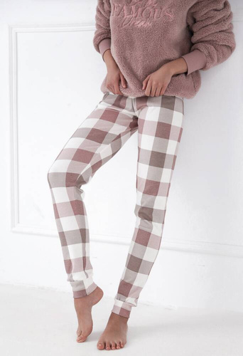 Kaycee Dámske pyžamo Sensis Interlock - púdrovo ružové