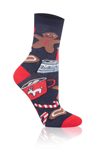 S162D Cookies Dlhé ponožky Italian Fashion