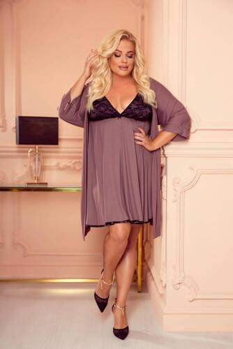 713 Nočná košeľa Cloche Forex - mocca