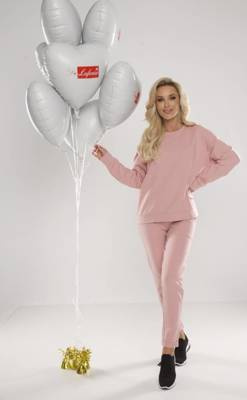 633 Classic Forex dámska tepláková súprava - ružová