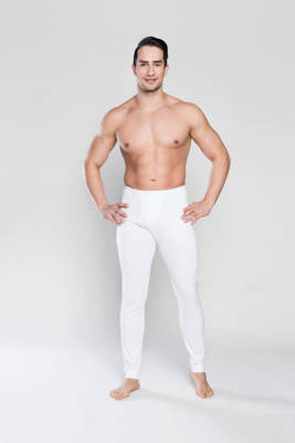 Jan Pánske nohavice Italian Fashion white