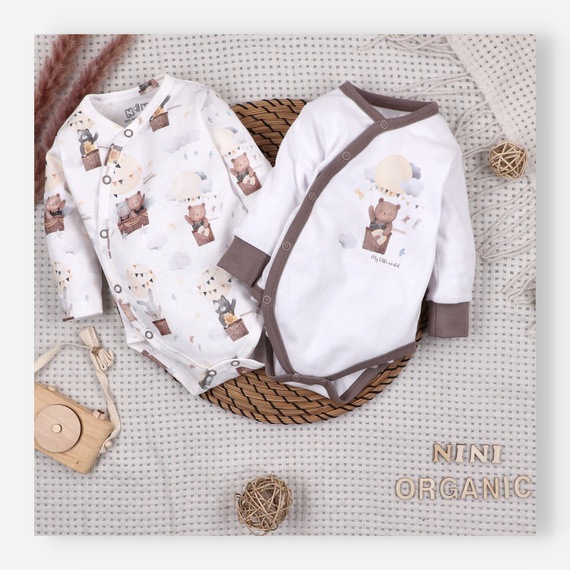 Body Nini Balloon Friends 100% organická bavlna, vyrobené v Poľsku