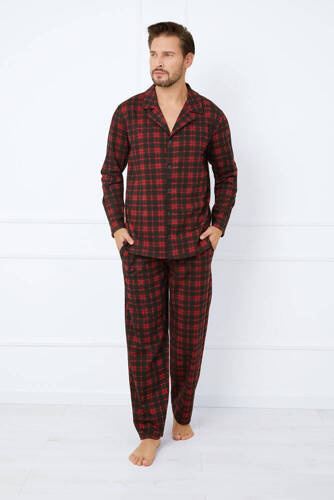 Nicolas Pánske pyžamo s dlhým rukávom, dlhé nohavice Talianska móda - potlač