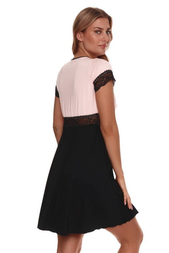 342 Nočná košeľa Lupoline - čierna