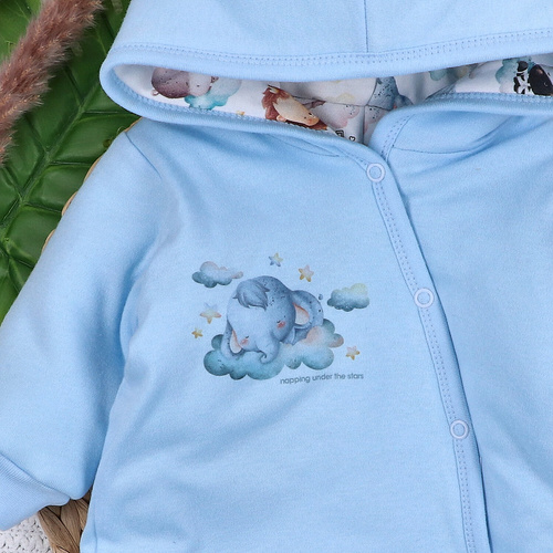 ABN-5617 Detský overal z organickej bavlny Little Dreamers Nini - teplý, ekologický, bezpečný