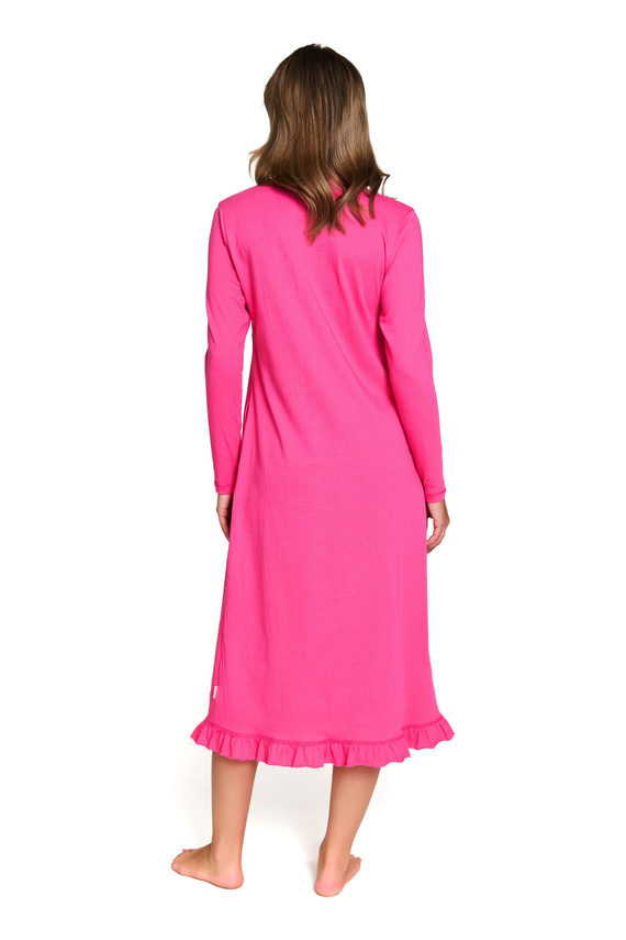 7318 Doctor Nap - Nočná košeľa pre tehotné a dojčiace ženy z bavlny | Poľská výroba - pivonka