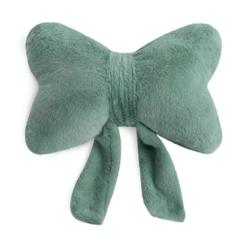 Eurofirany Wiosna 135 – dekoratívny vankúš 37x10x30 s mašľou sage