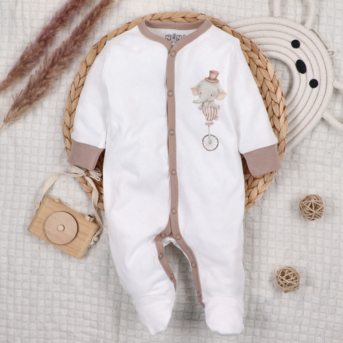 ABN-5586 Circus Baby Pajac Nini - 100% organická bavlna, antialergický, poľská výroba