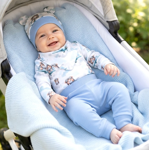 NINI ABK-0059/PIL 4-dielna detská súprava Baby Bear Pilot