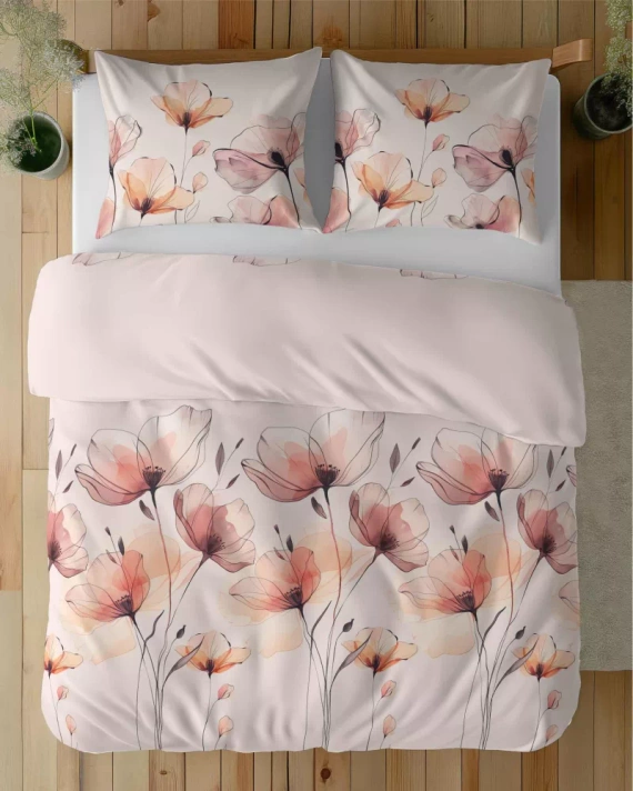 5492 A Detexpol Saténové príbehy svetloružová | 100% bavlna, saténová väzba, zips, darčekové balenie