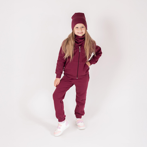 141304 Súprava Nicol čiapka + čiapka s kapucňou - ružová