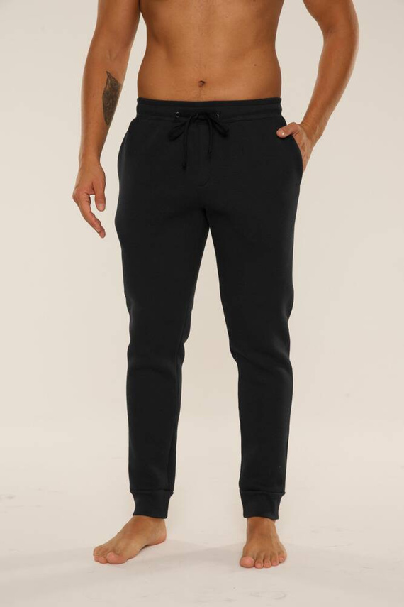 813 Indigo Pánska tepláková súprava De Lafense - čierna