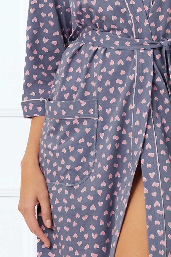 Tiana Dámsky župan Italian Fashion - potlač