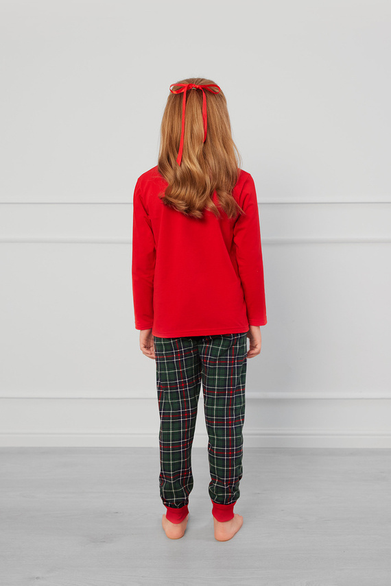 Fogo Detské pyžamo Italian Fashion - červené/potlač