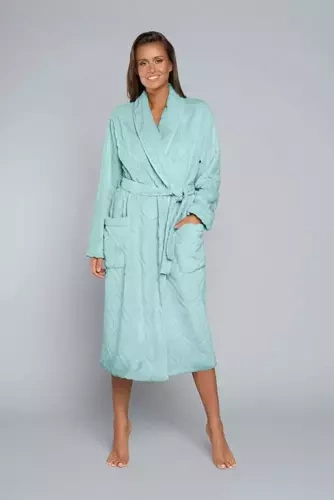 Dámsky flísový župan Morena Italian Fashion - mätový