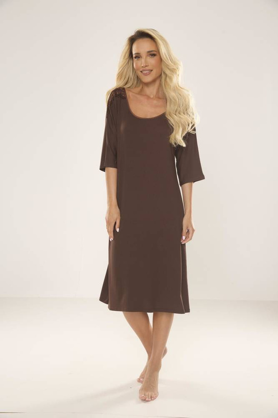 616 Ramona Forex nočná košeľa - hnedá