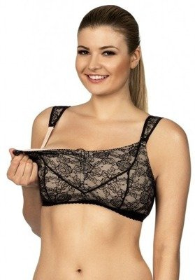 3089 Kojiaca podprsenka Lupoline - čierna