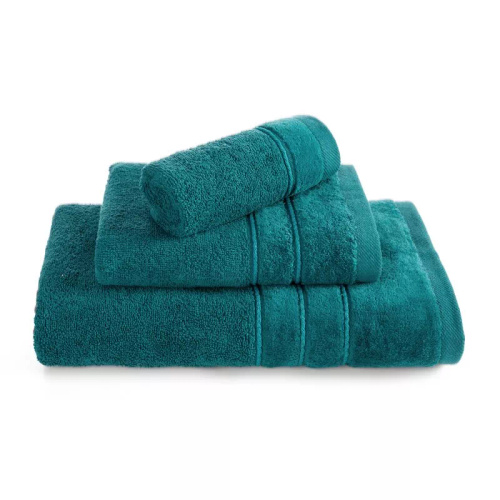 Sada uterákov Eurofirany 3 ks mäkké a savé prémiové uteráky Sibel dark turquoise