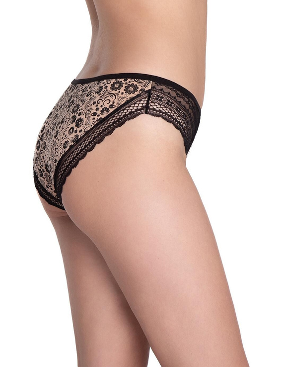 Lama L-1592 BI Spodný diel bikín - bavlnené čipkované bikiny, balenie po 2 kusoch