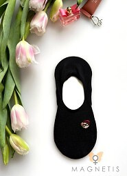 Magnetis YN-251132 – dámske balerínové ponožky z viskózy so silikónom