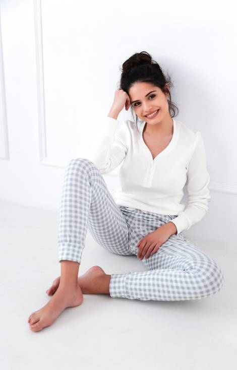 Dámske pyžamo Desire Sensis - ecru