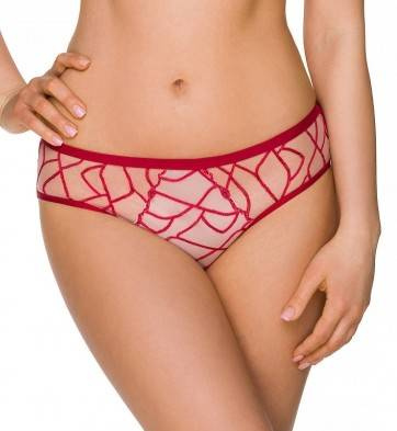 2201 Dámske nohavičky Lupoline - červené