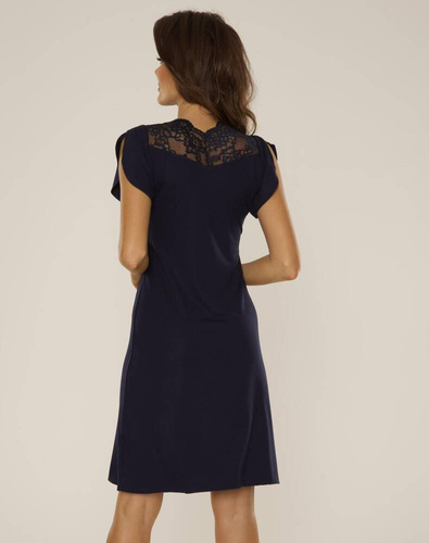 754 Nočná košeľa Lilian De Lafense - tmavomodrá