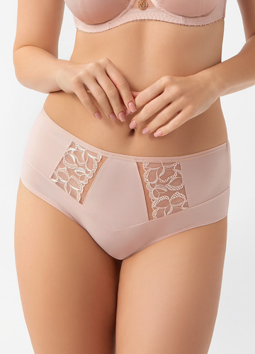 K 935 Isla Gorsenia nohavičky - béžové, čipkované, elegantné a pohodlné