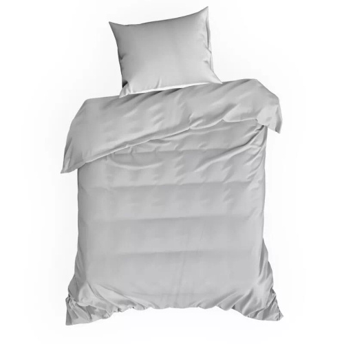 Poťah MI z mikrovlákna Eurofirany, mäkký so zipsom, 100 % polyester, strieborný