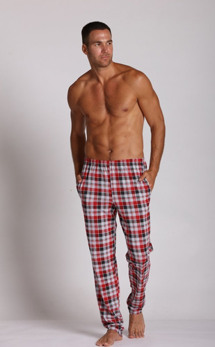 362 Kratka Forex pyžamové nohavice - červené