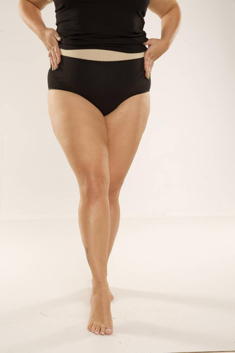 018 Sara Vysoké nohavičky De lafense - čierne