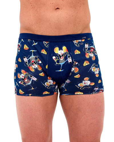280/249 Boxerky Mouse Tattoo Cornette - bavlna s potlačou