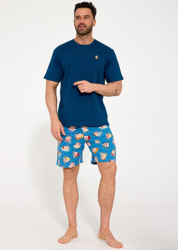 Pánske pyžamo Cornette 326/207 Beer 100% bavlna krátky rukáv