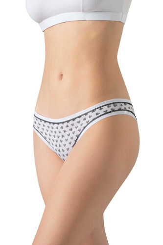 GD139-2H100 Brazílske nohavičky Cotonella 3-pack - bavlna, zmyselný strih, každodenný komfort