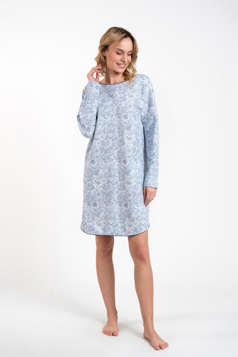 Nočná košeľa Gracjela Italian Fashion - modrá potlač