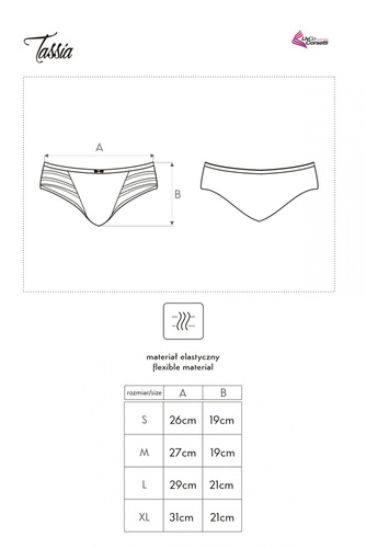 Tassia LC 6053 Dámske nohavičky LivCo Corsetti Fashion white