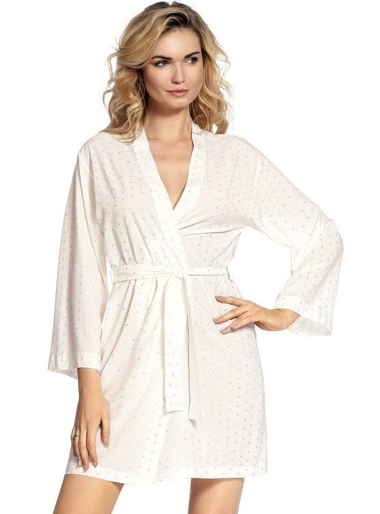 411 Jeanne Dámsky krátky župan Forex - ecru