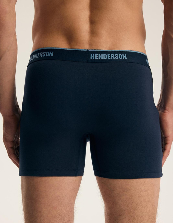Pánske boxerky Henderson 44513 Brex 2-pack bavlnené so širokou gumou a logom