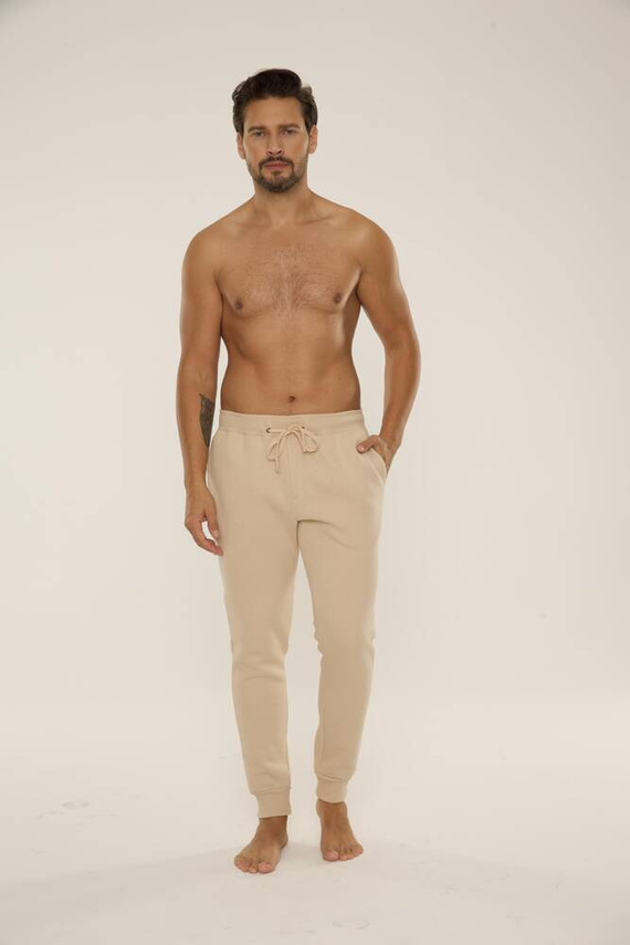 813 Indigo Pánska tepláková súprava De Lafense - piesková