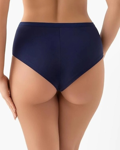 Gorsenia B024 Desire brazílske nohavičky tmavomodré s čipkou a mikrovláknom