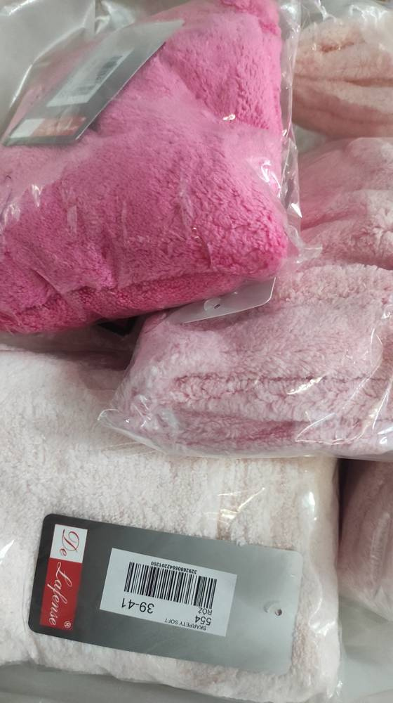 553/554 Wellsoft Hladké ponožky na spanie De Lafense - ružové