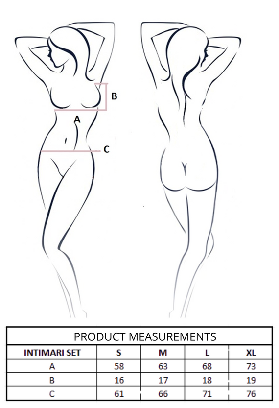 Intimari Set Pink Passion pink - elegantný set spodnej bielizne pre ženy