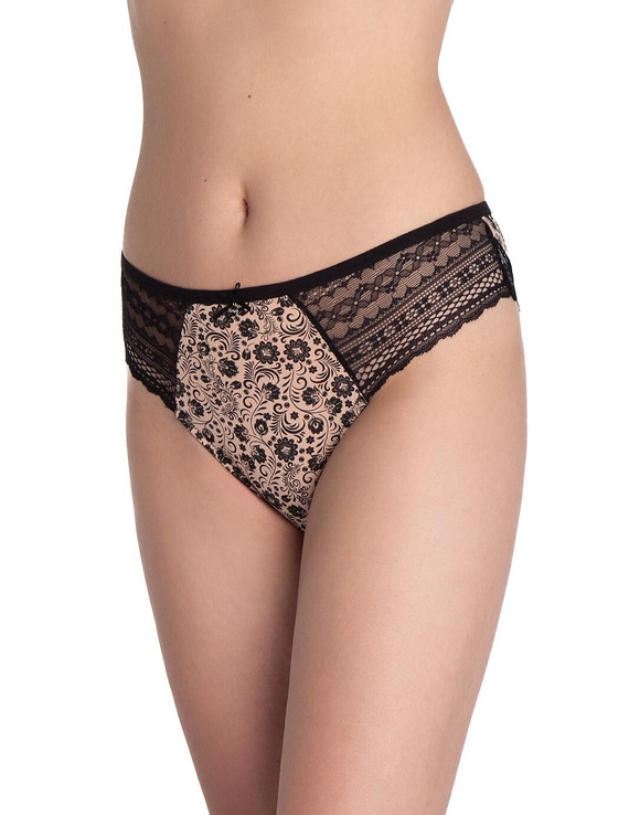 Lama L-1592 BI Spodný diel bikín - bavlnené čipkované bikiny, balenie po 2 kusoch