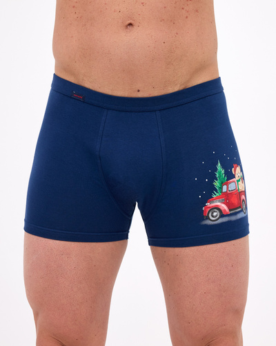 007/79 - pánske vianočné boxerky, 95% bavlna, 5% elastan, balené