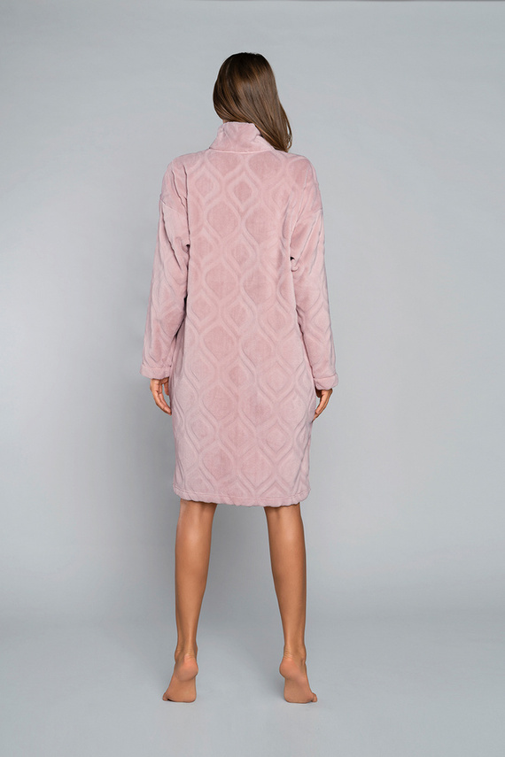 Arena Dámsky župan Italian Fashion - púdrovo ružový